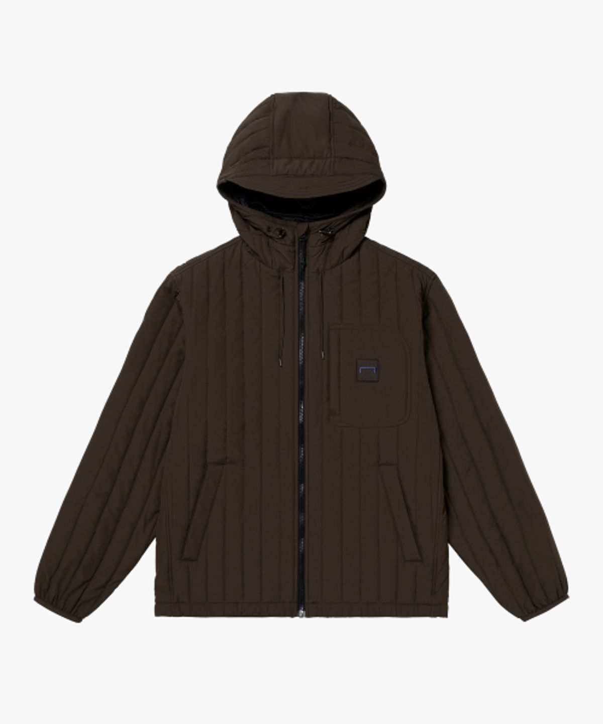 골스튜디오(GOALSTUDIO) VERTICAL QUILTED JACKET-BROWN