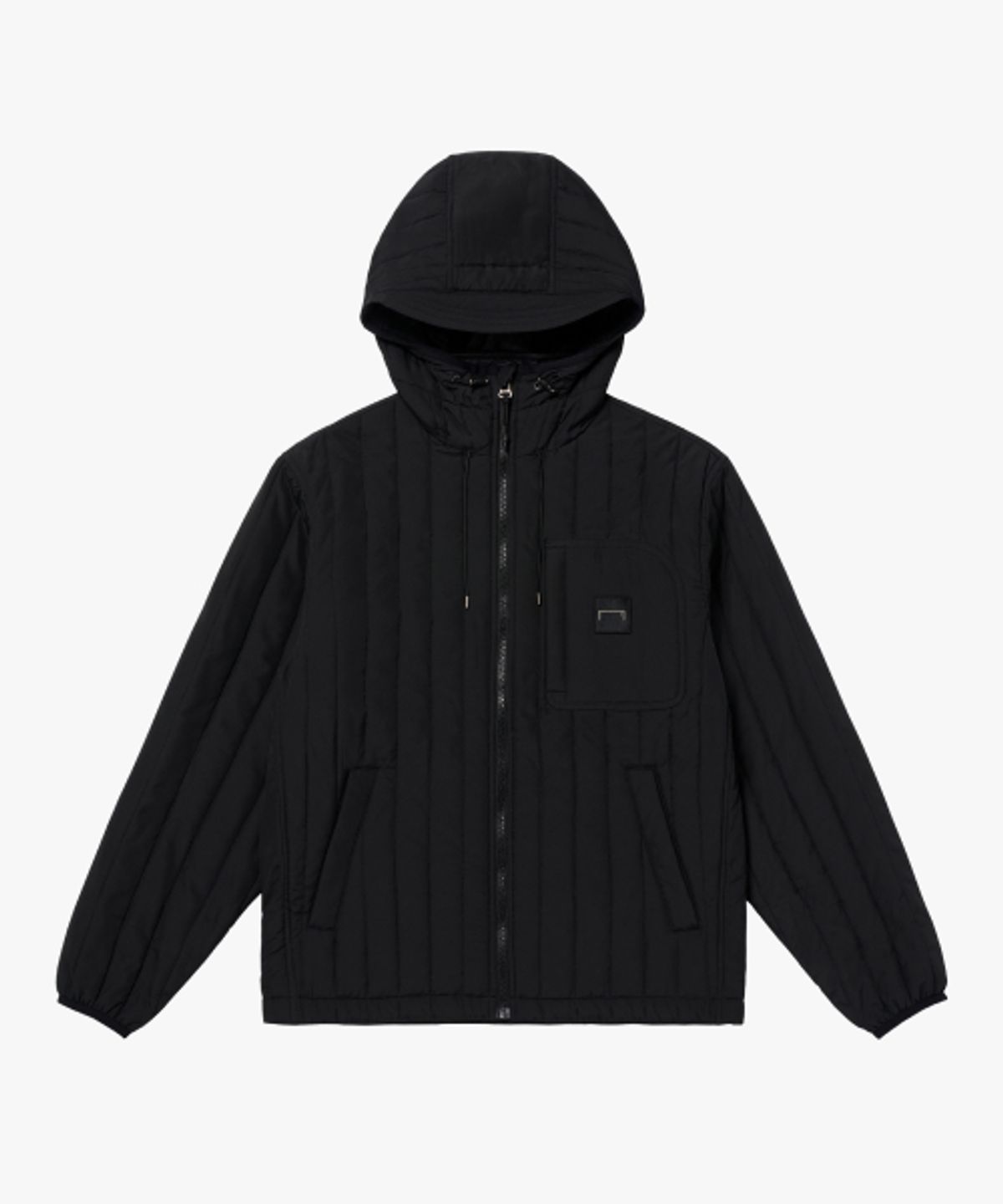골스튜디오(GOALSTUDIO) VERTICAL QUILTED JACKET-BLACK