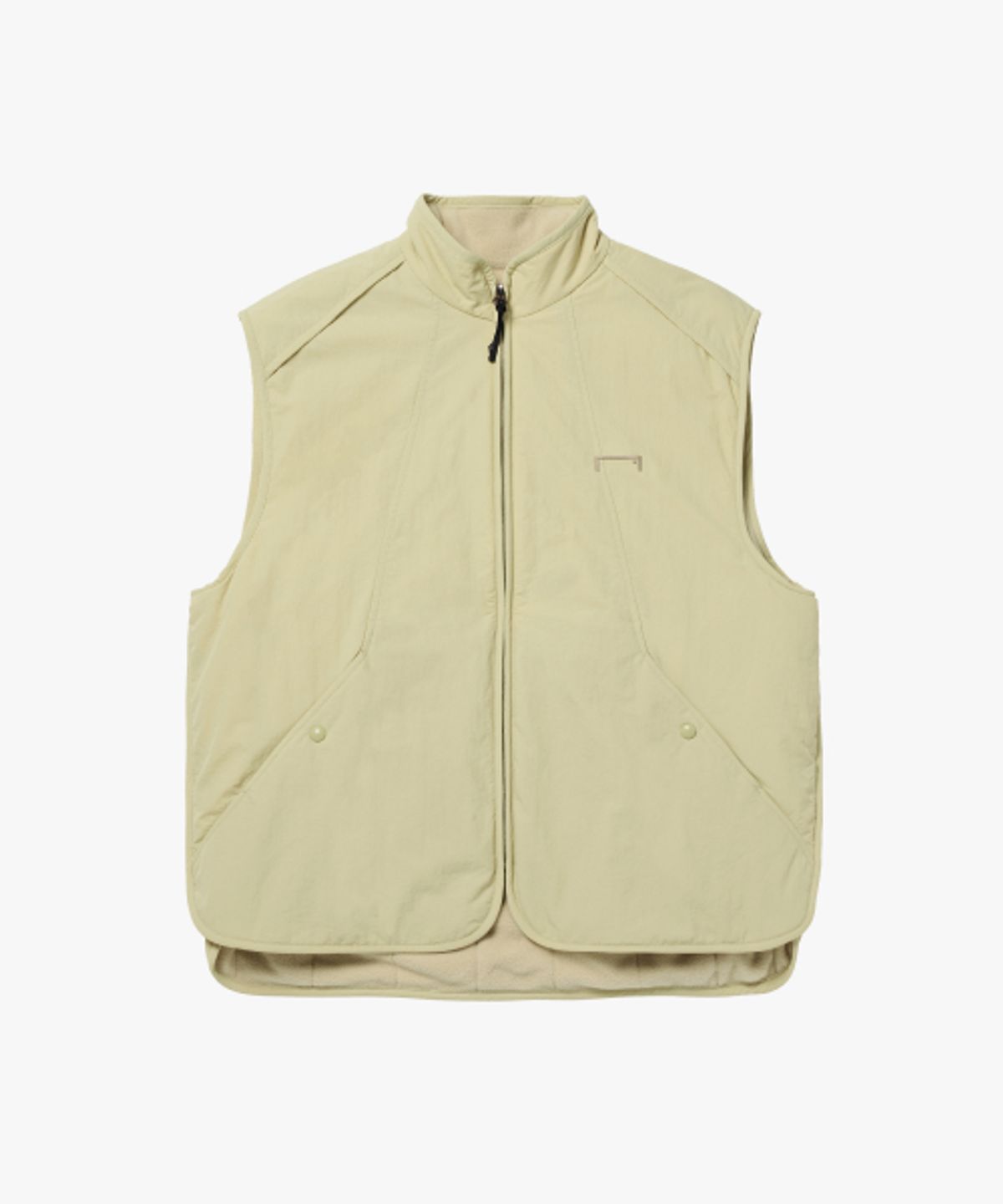 골스튜디오(GOALSTUDIO) TASLAN HIGH NECK PADDING VEST -LIGHT BEIGE