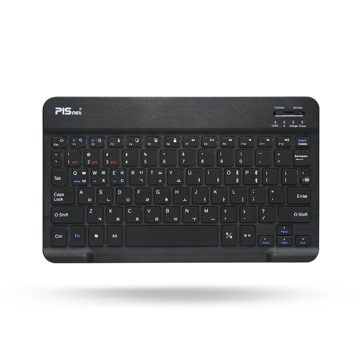 피스넷(PISNET) 멀티페어링 무선 블루투스 키보드 블루키