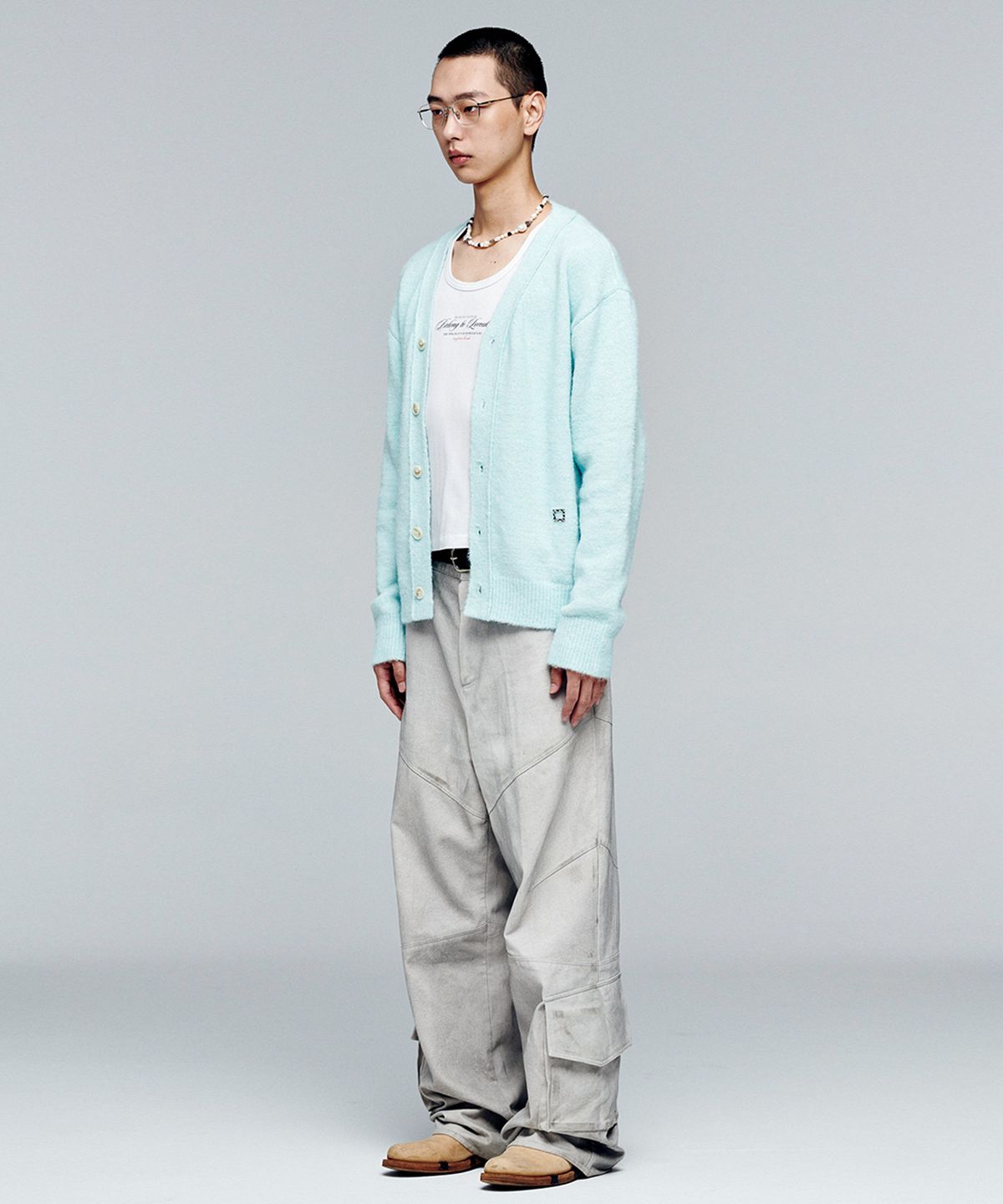 애니타임로릭(ANYTIME LOREAK) Rose Washing Pants-LIGHT GRAY