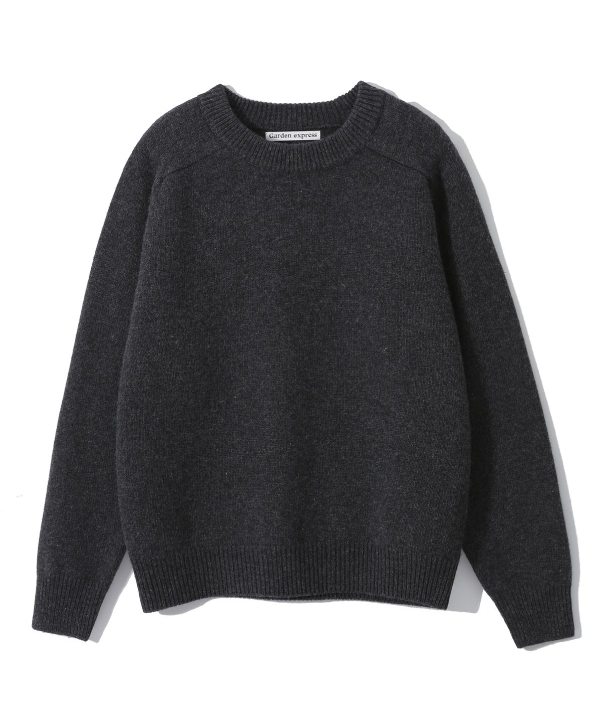 가든익스프레스(GARDEN EXPRESS) CREWNECK WOOL SWEATER (charcoal)