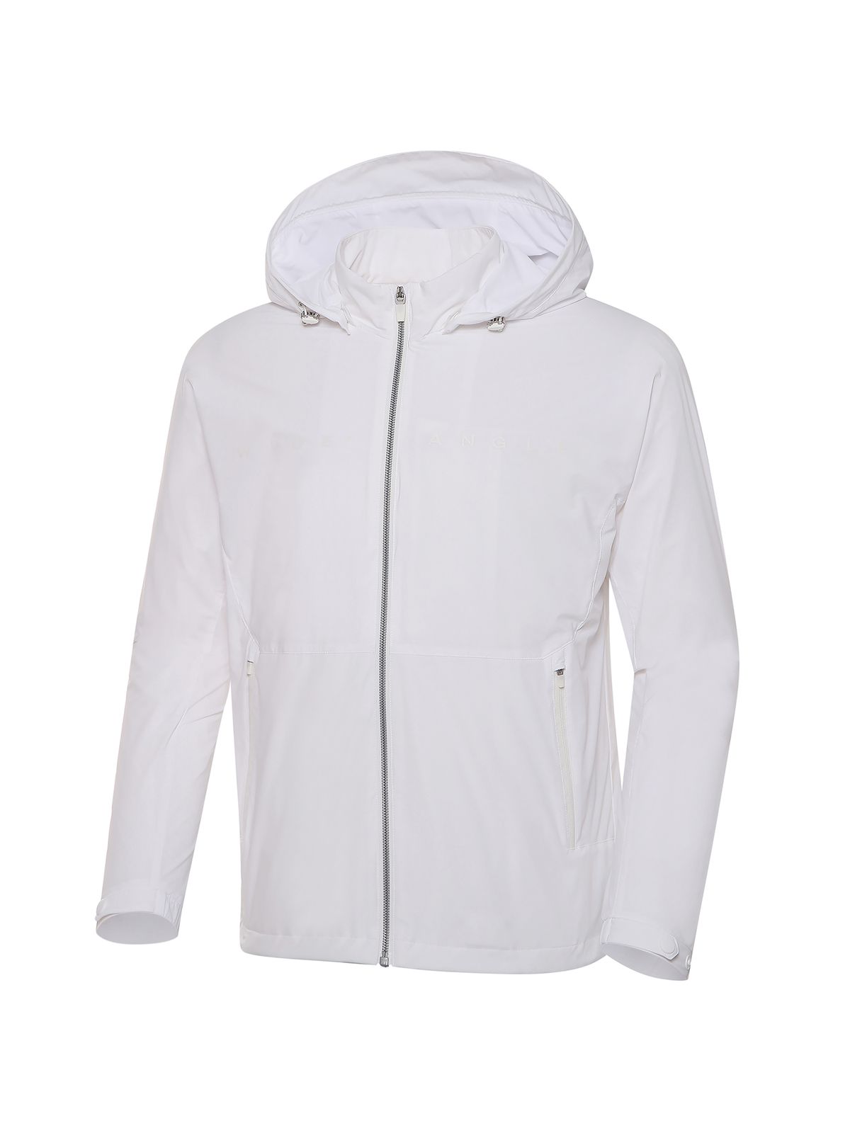 와이드앵글(WIDEANGLE) CO 후드 디터쳐블 윈드 자켓 M_Off White