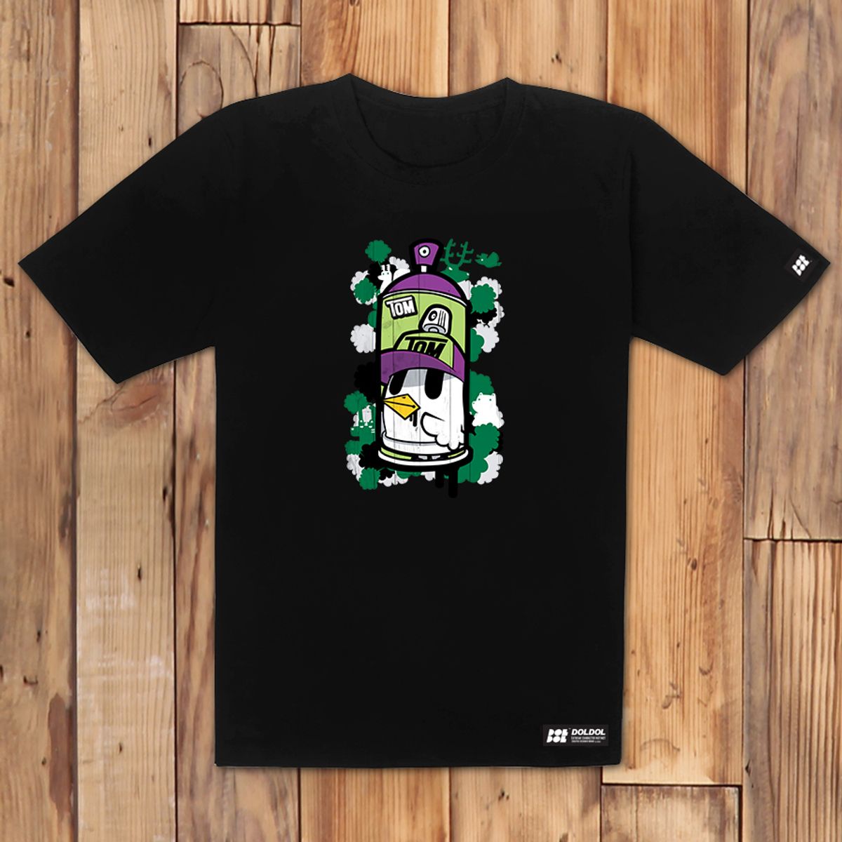 돌돌(DOLDOL) Graffiti-tree_T-shirts_05 동물의 숲 그래피티 트리 캐릭터 그래픽 티셔츠 반팔티