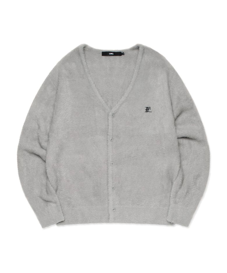 GOTHIC HAIRY CARDIGAN gray