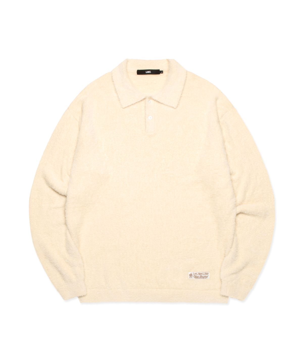 엘엠씨(LMC) HAIRY KNIT COLLAR SWEATER cream