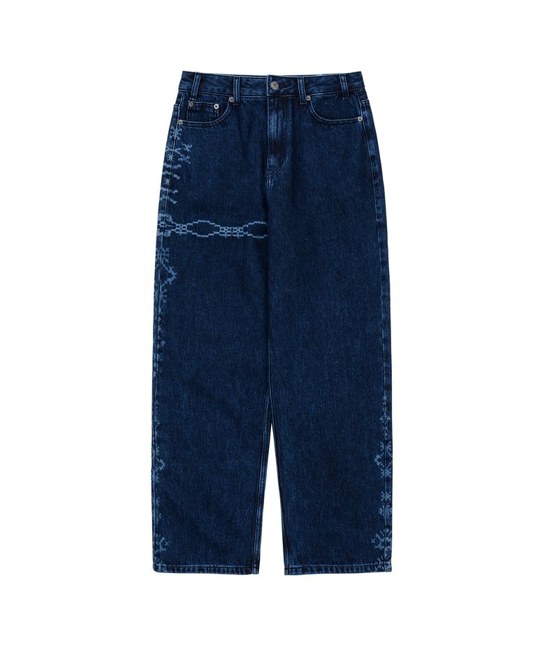 Side Point Denim Blue
