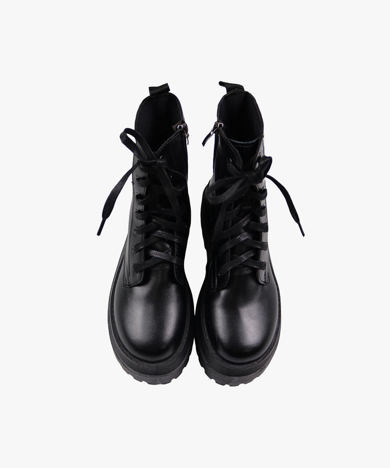 LACE UP MIDDLE WALKER_BLACK