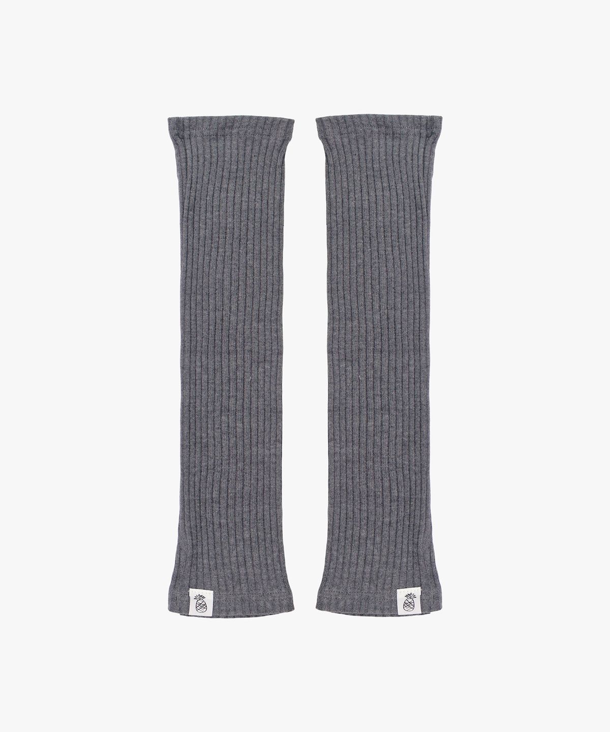 핑크파인애플(PINKPINEAPPLE) SLIT KNIT LEG WARMER_GREY