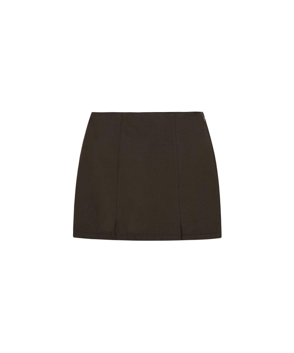 웰빙익스프레스(WELLBEING EXPRESS) Padded Mini Skirt Brown