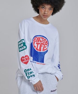 엔조이 오버 롱슬리브 (화이트)