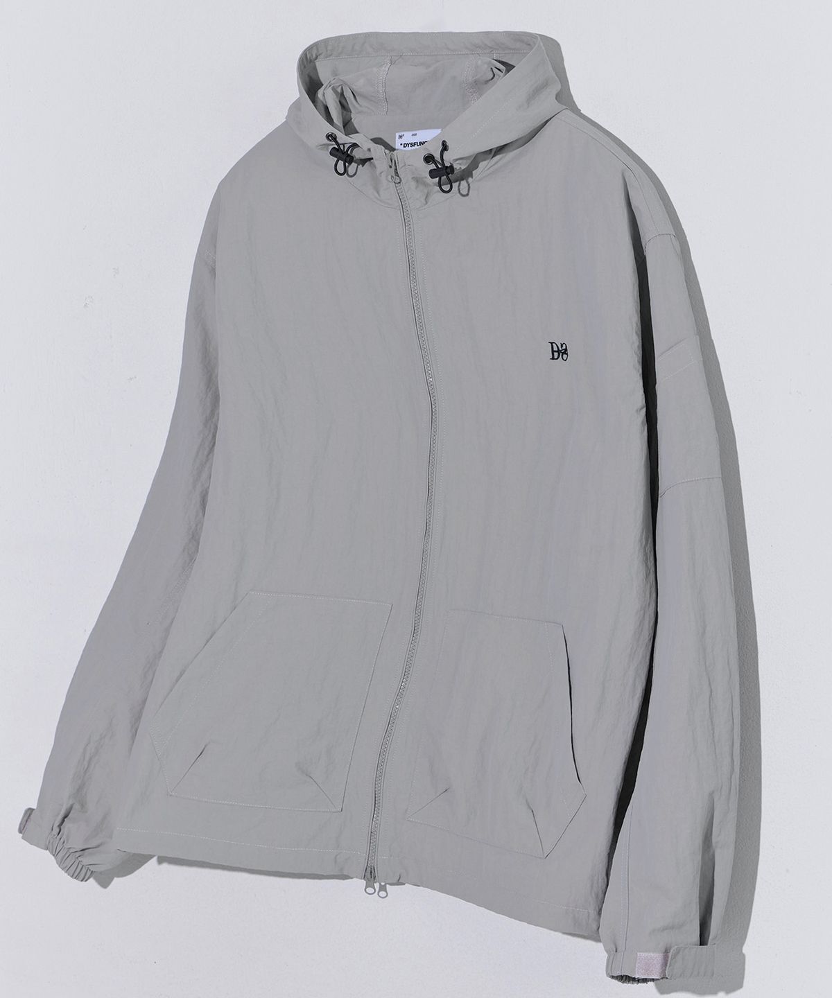 디스펑트(DYSFUNCT) Cly Windbreaker Parka Jacket (LIGHT GRAY)
