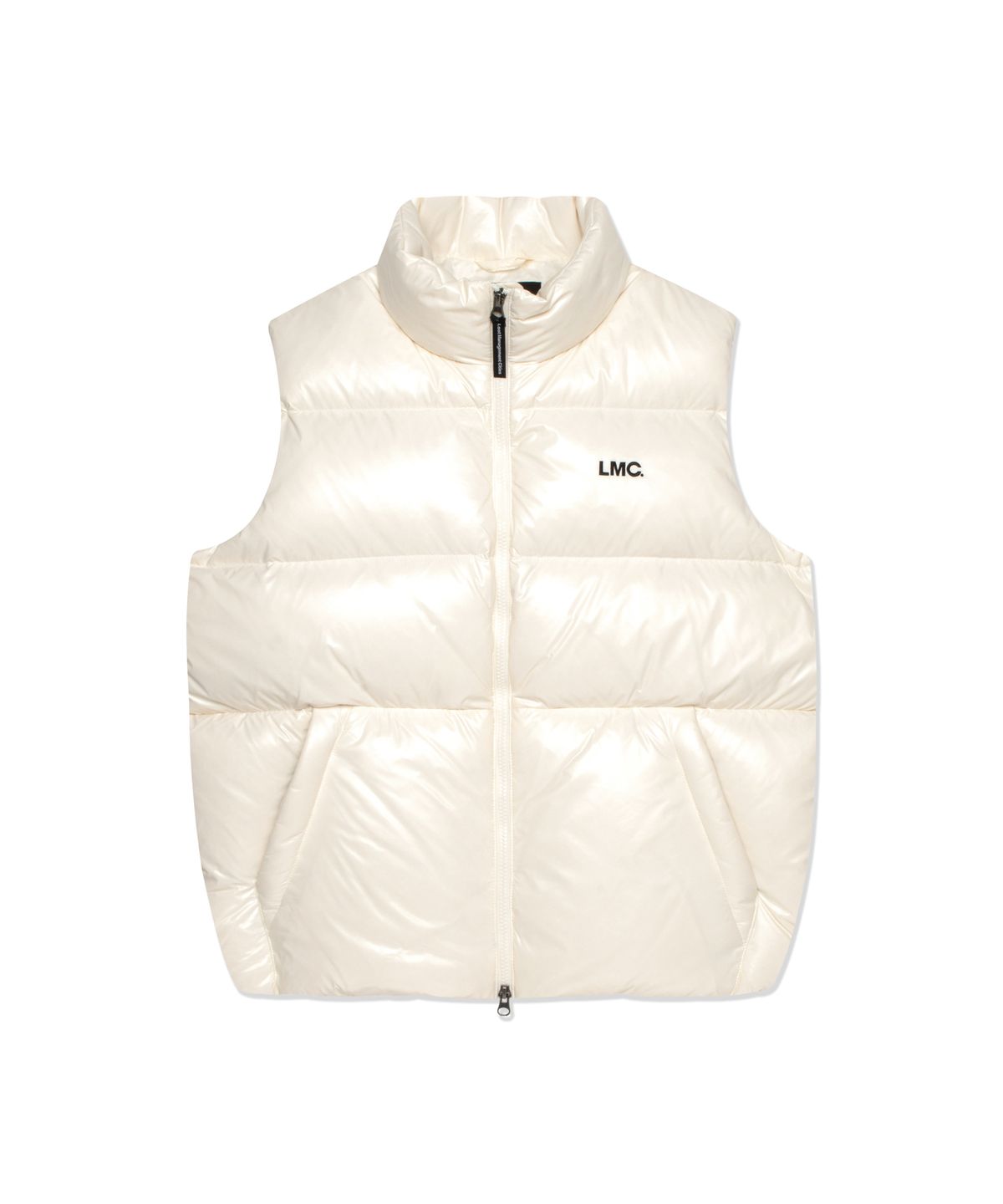 엘엠씨(LMC) OG GLOSSY DUCK DOWN VEST cream