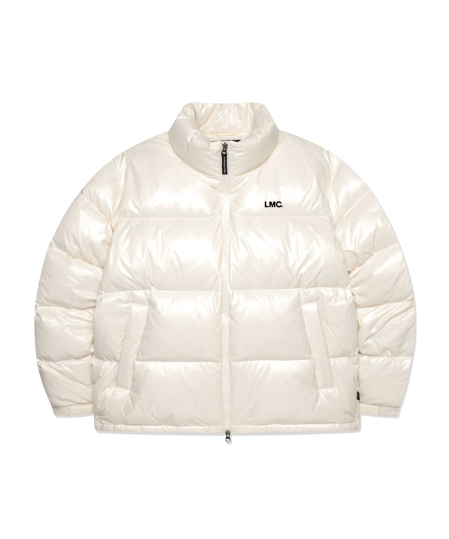 MUSINSA公式 | LMC OG GLOSSY PUFFER DUCK DOWN PARKA cream