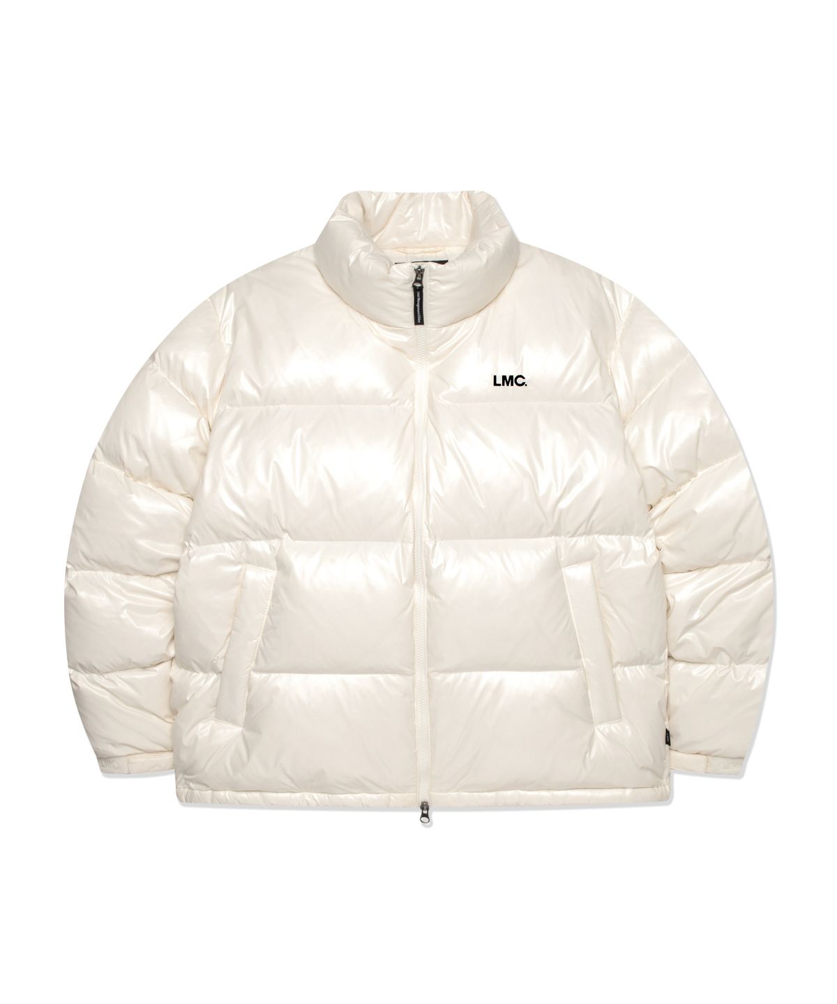 엘엠씨(LMC) OG GLOSSY PUFFER DUCK DOWN PARKA cream