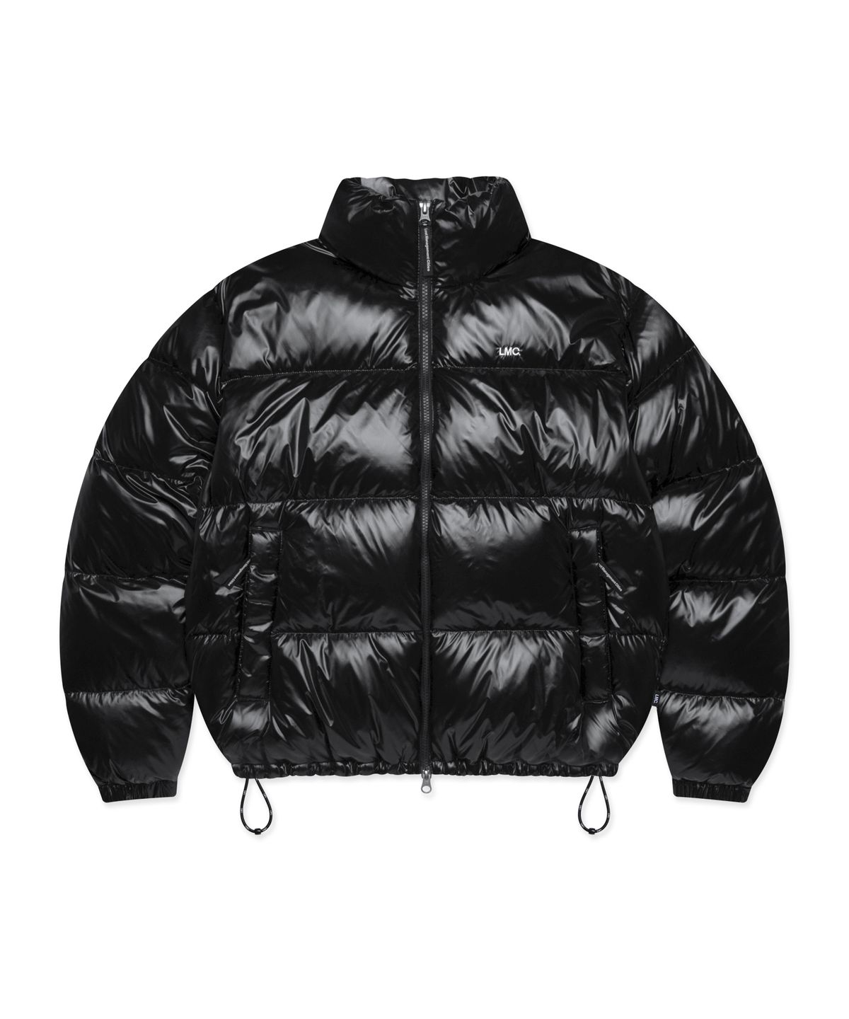 엘엠씨(LMC) OG GLOSSY PUFFER DUCK DOWN PARKA black
