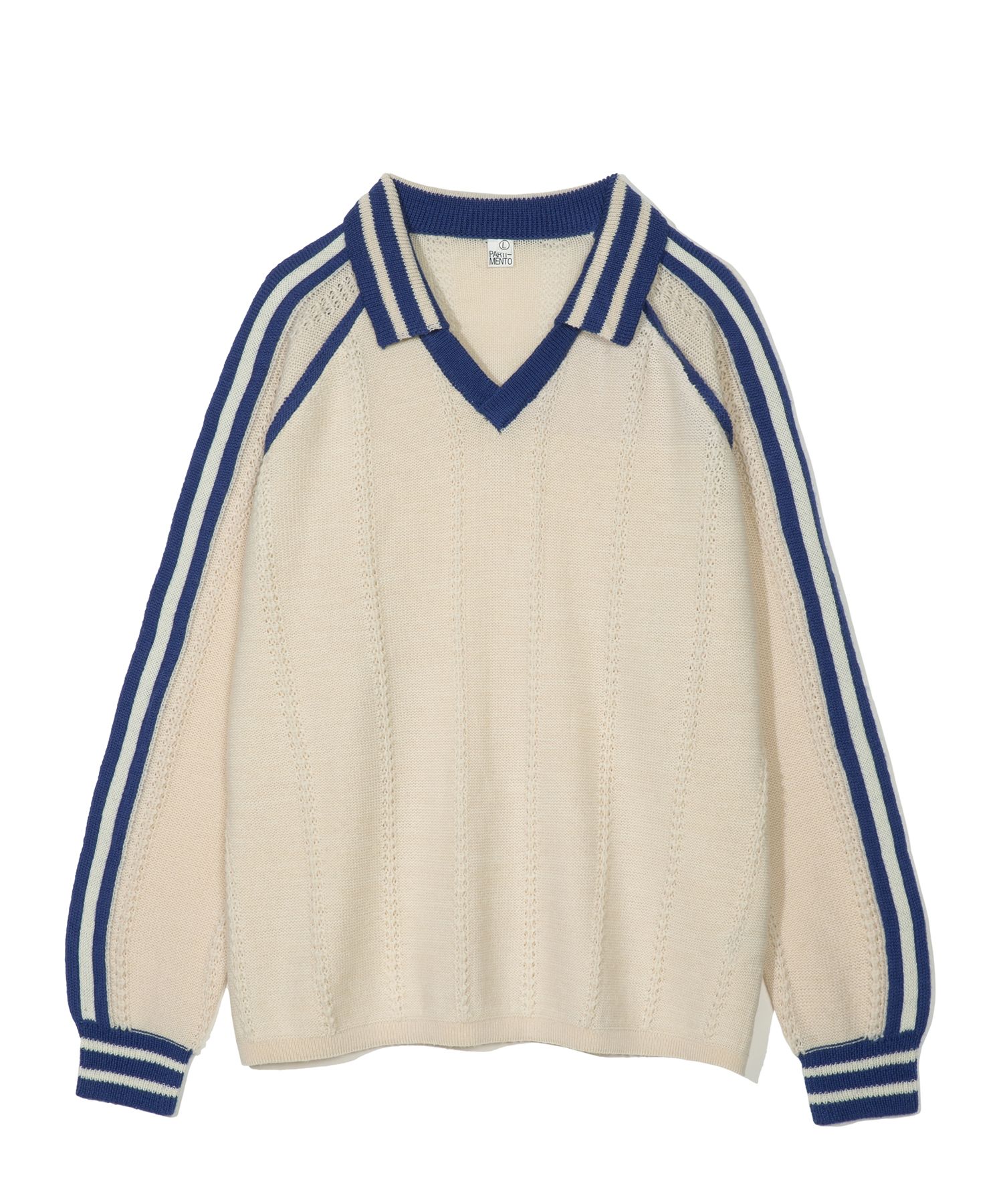MUSINSA公式 | PARTIMENTO スポーティニットセーターアイボリー