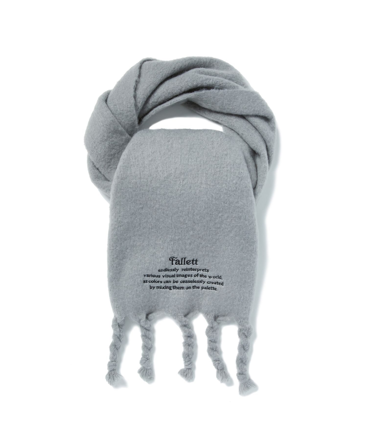 ☆送料・関税込☆FALLETT☆STORY LOGO LONG MUFFLER☆ (Fallett