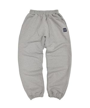 로우 박스로고 스웨트 팬츠 (그레이)