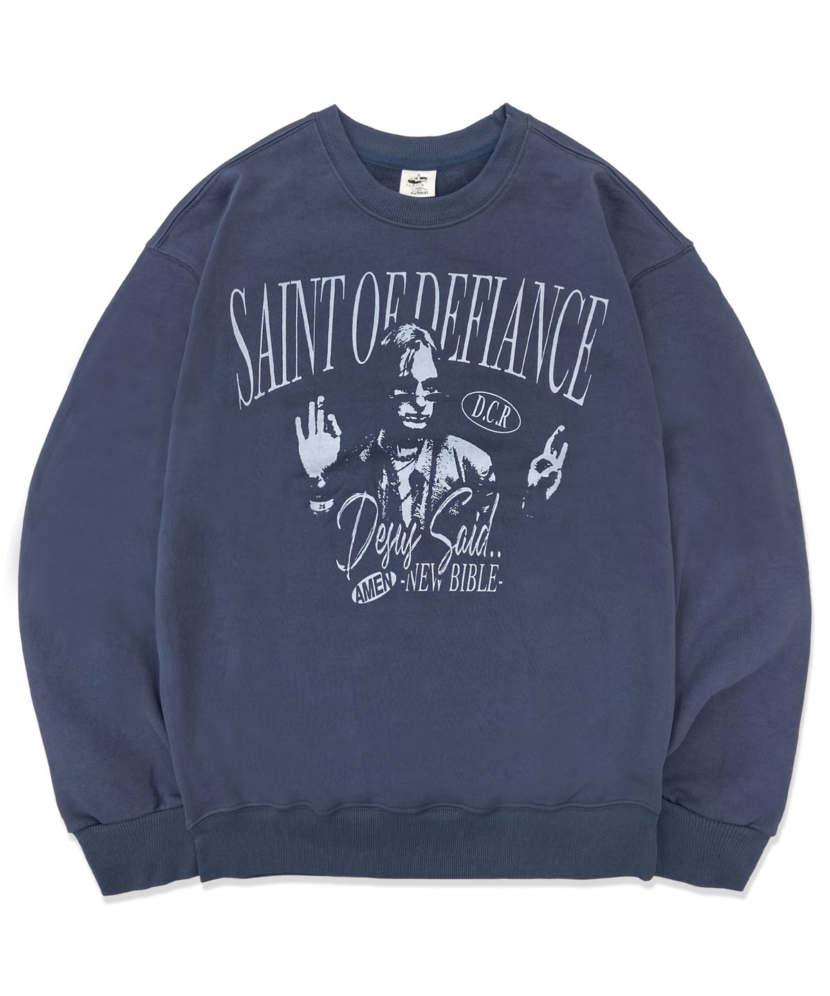 디파이클럽로버스(DEFYCLUBROBBERS) (Heavy Cotton) Saint of Defiance Navy