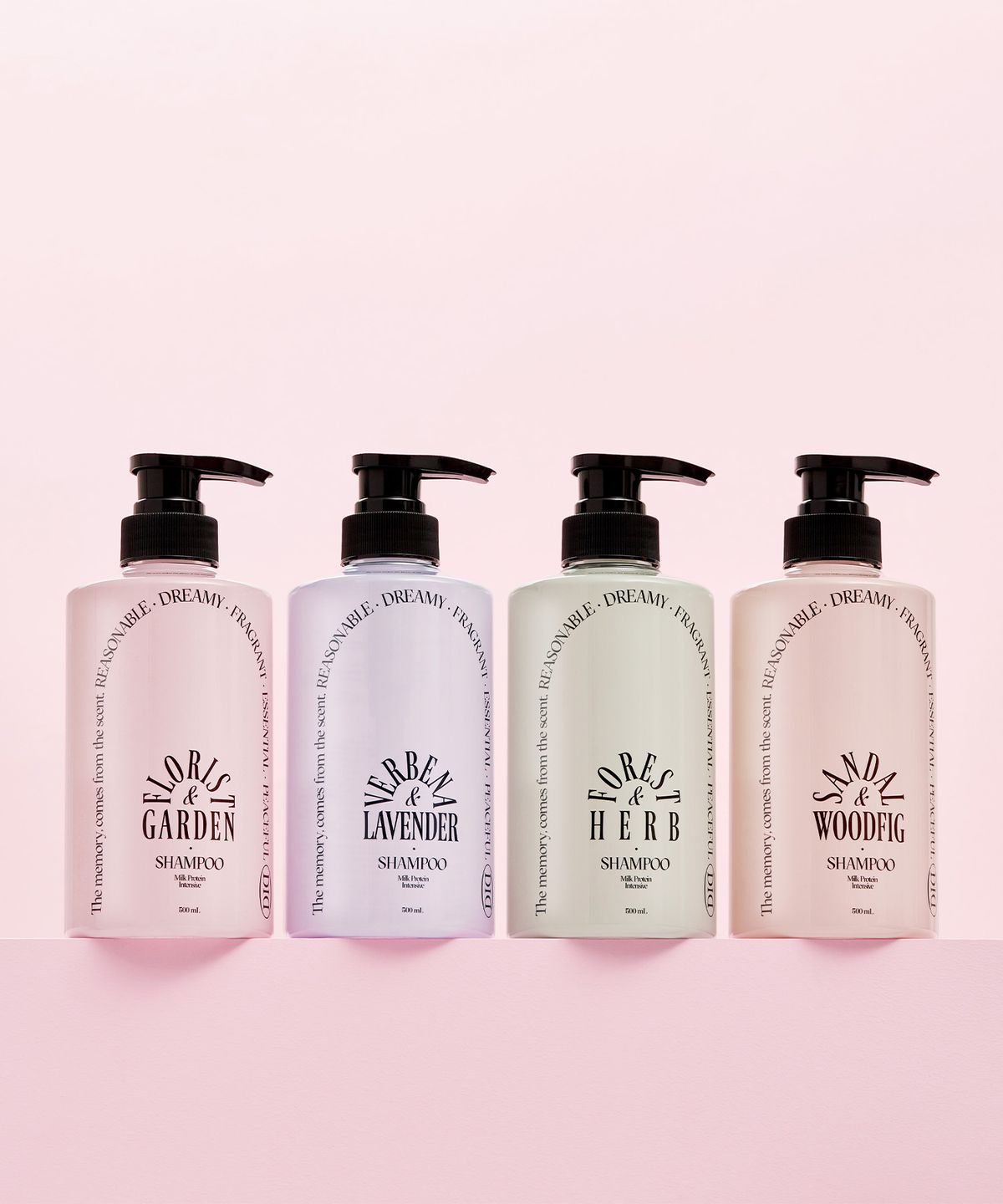 오디드(ODID) [2개세트] 밀크프로틴 인텐시브 샴푸 4종 500ml+500ml