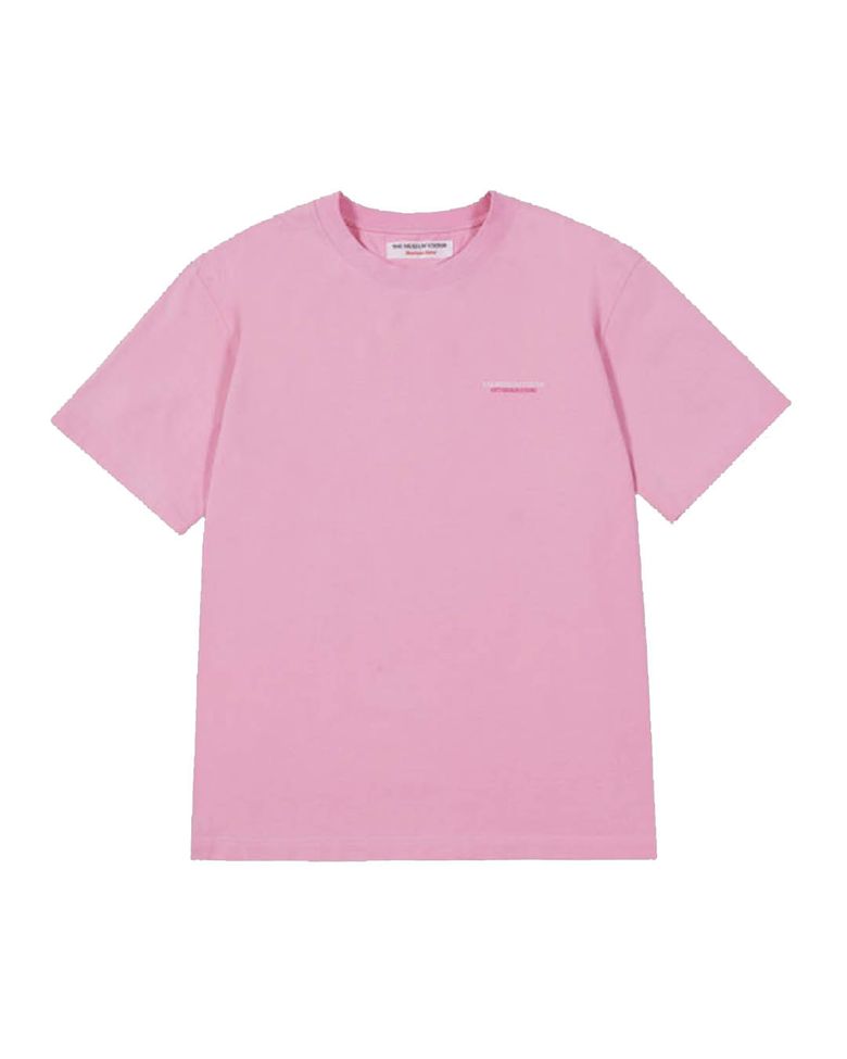 LOGO SPRAY WASHED T-SHIRTS (PINK)