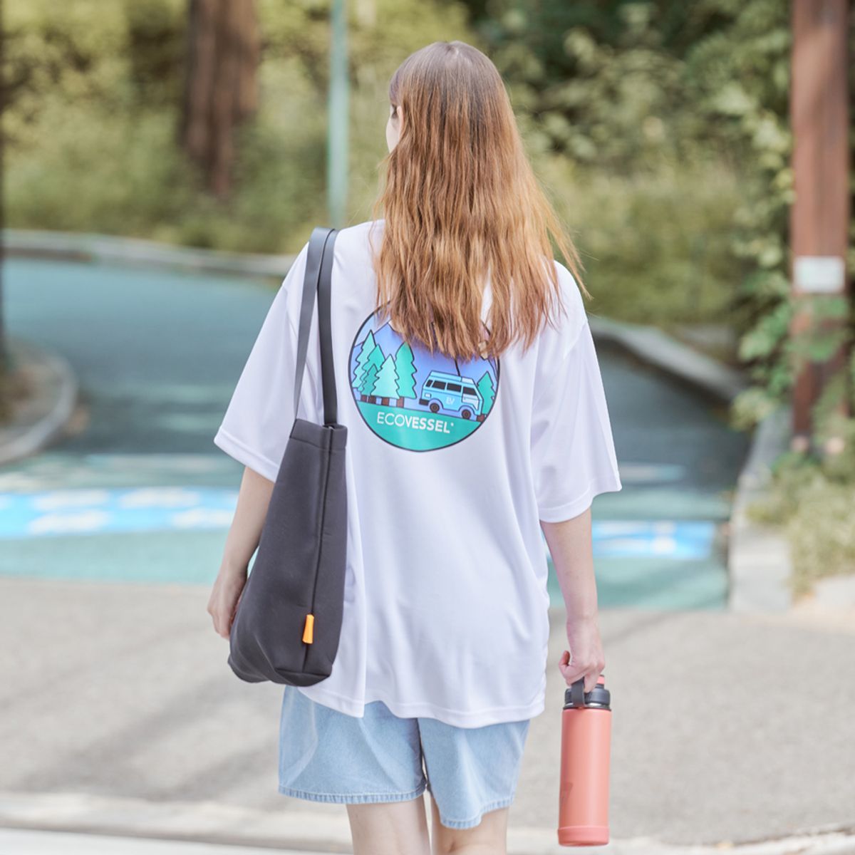 에코베슬(ECOVESSEL) 에코베슬 에코 로고 마운틴 티