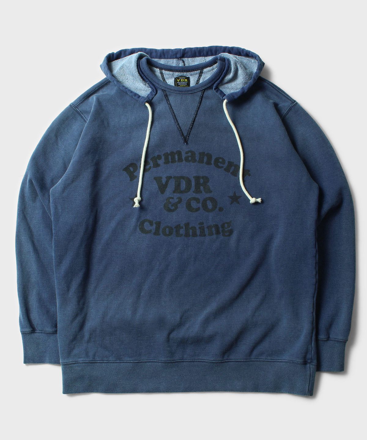 비디알(VDR) V FINISH DOUBLE V HOOD PARKA  [Vintage Indigo]