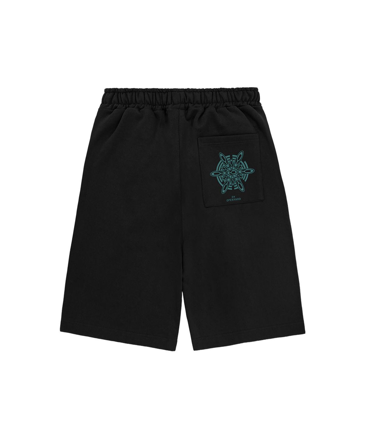 오픈야드(오와이)(OPENYARD(OY)) SYMBOL PATTERN BERMUDA PANTS-BLACK