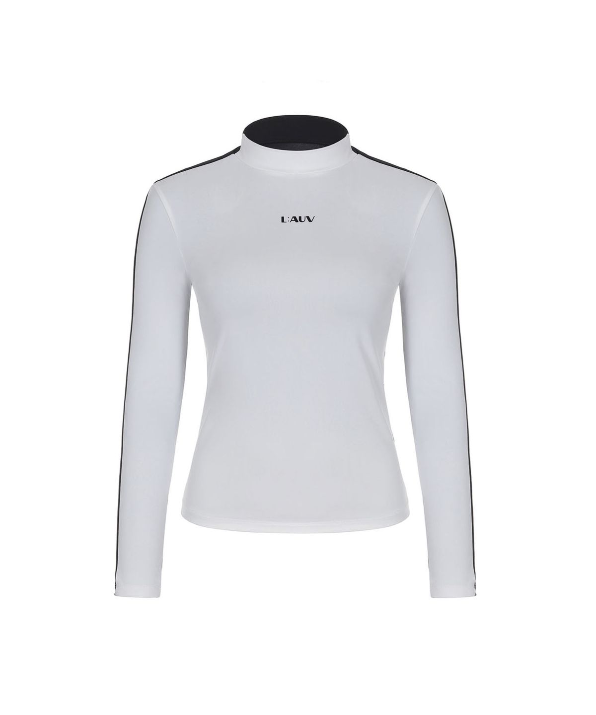라우브(LAUV) 컬러 블럭 T-Shirt_BLACK