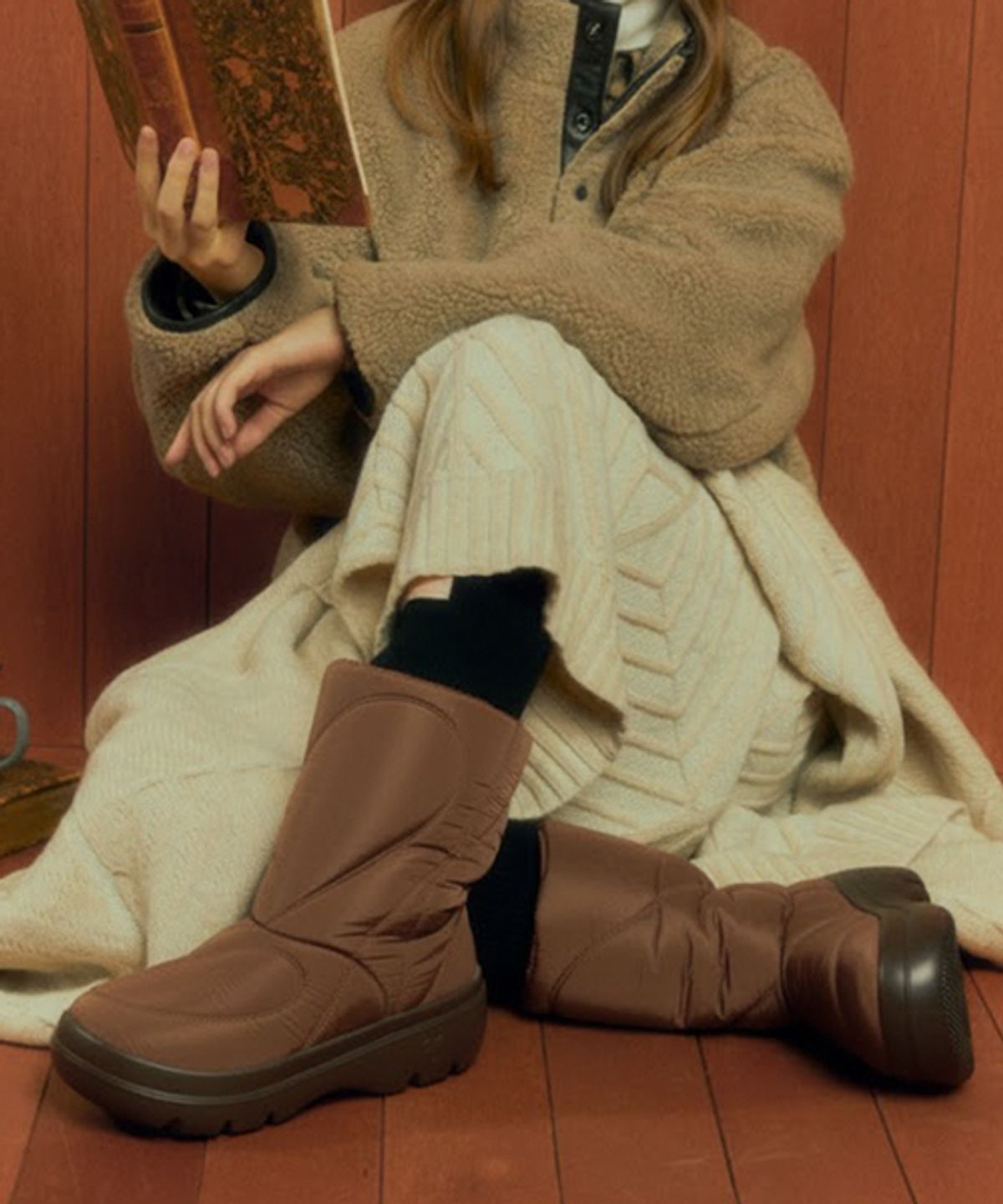 플러피시트러스(FLCT) Fuzzy Padding Boots (3color)