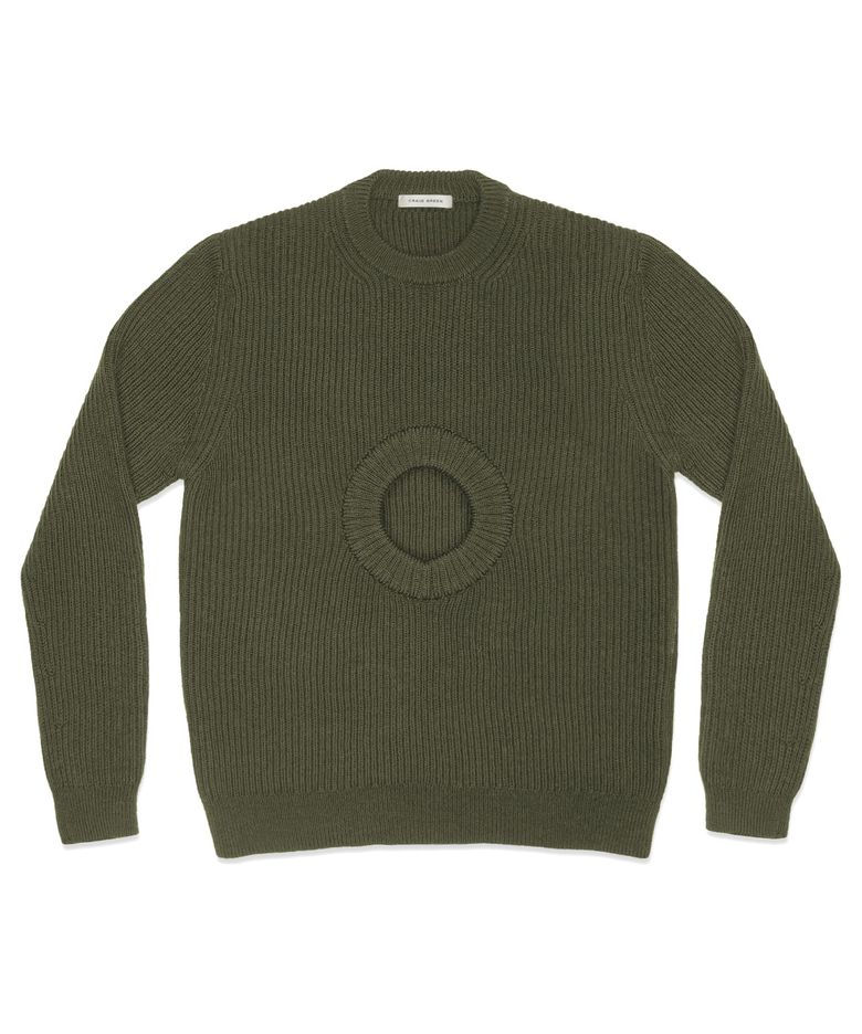 (M) 홀 점퍼 올리브 HOLE JUMPER OLIVE