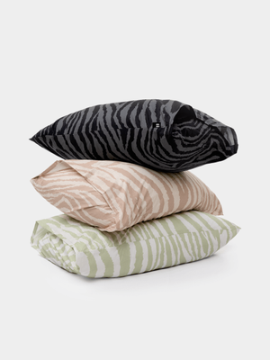 지브라 고밀도 순면 자루형 베개커버