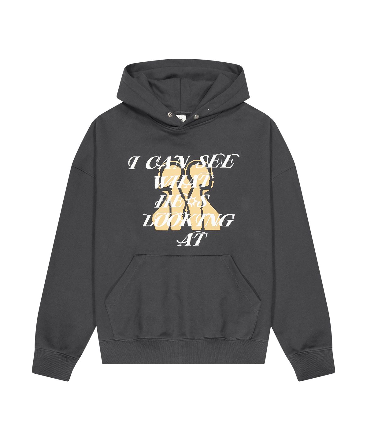 도미넌트(DOMINANT) [Heavy Cotton]I See Hoodie_Charcoal Grey