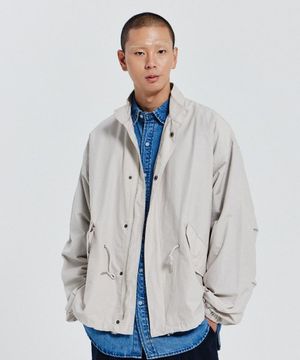 MILITARY SHORT FISHTAIL JACKET_IVORY