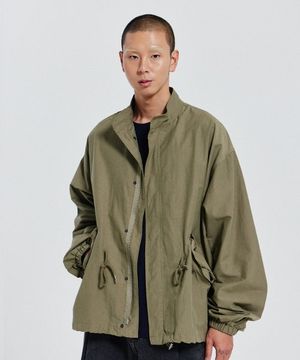 MILITARY SHORT FISHTAIL JACKET_KHAKI