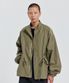 MILITARY SHORT FISHTAIL JACKET_KHAKI
