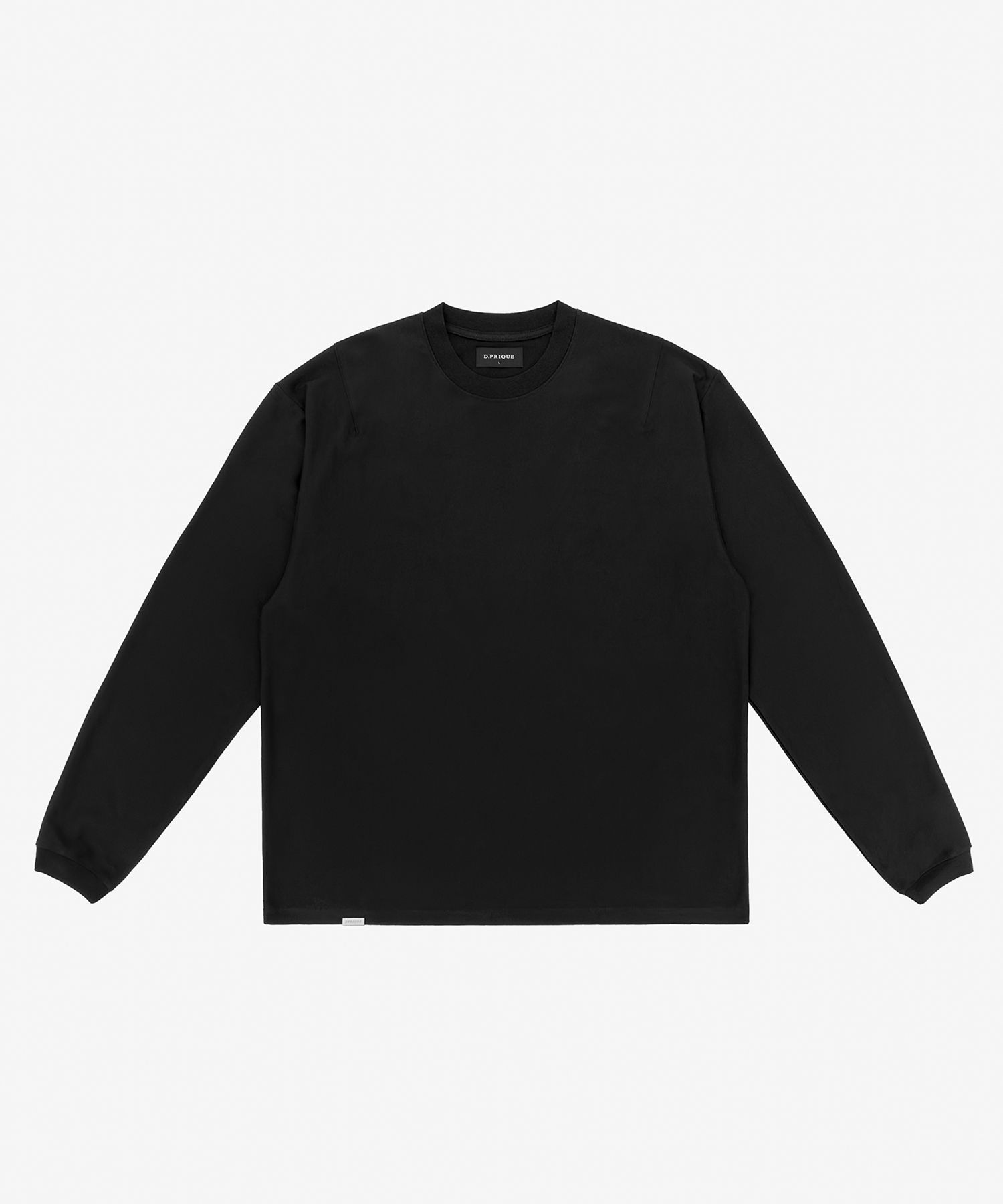 MUSINSA DPRIQUE Classic Long Sleeve T-Shirt Black