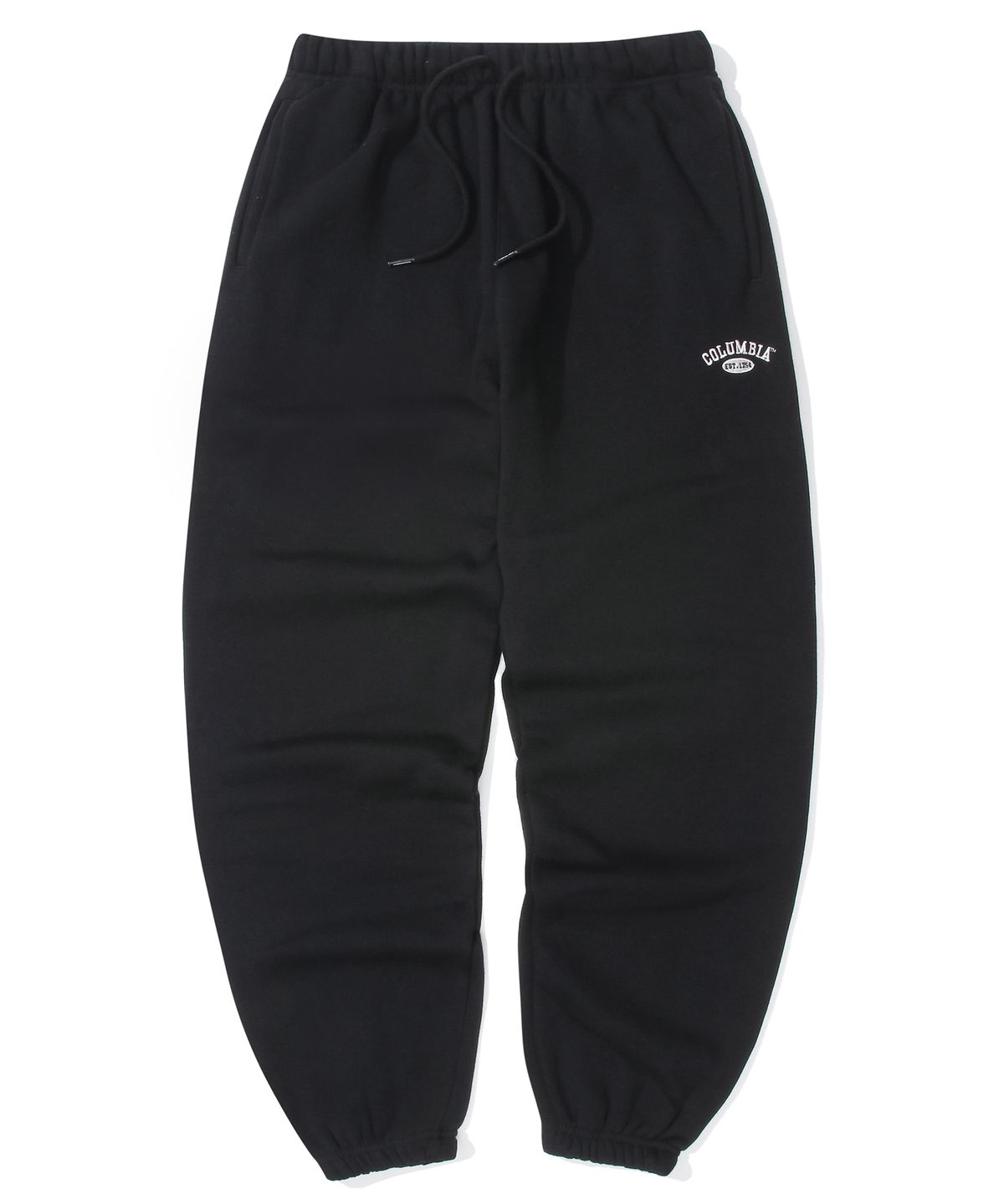컬럼비아 유니버시티(COLUMBIA UNIVERSITY) CU ARCH LOGO REGULAR-FIT FLEECE JOGGER PANTS 블랙