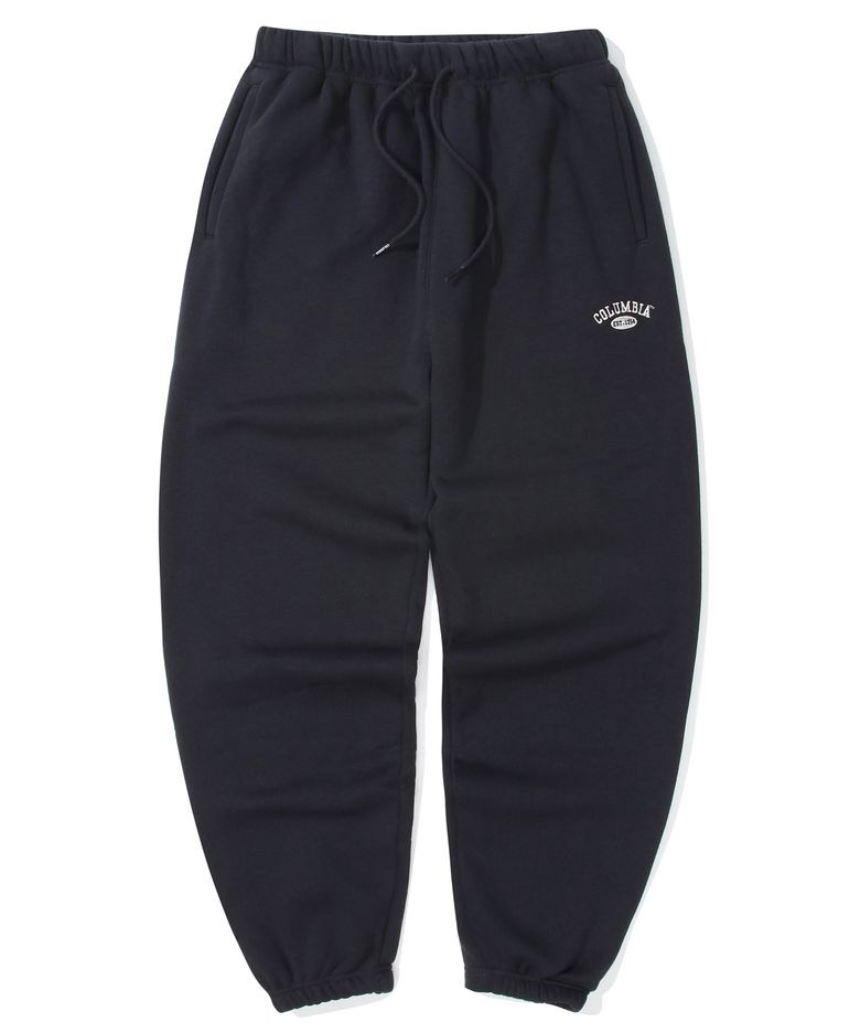 CU ARCH LOGO REGULAR-FIT FLEECE JOGGER PANTS 크라운네이비
