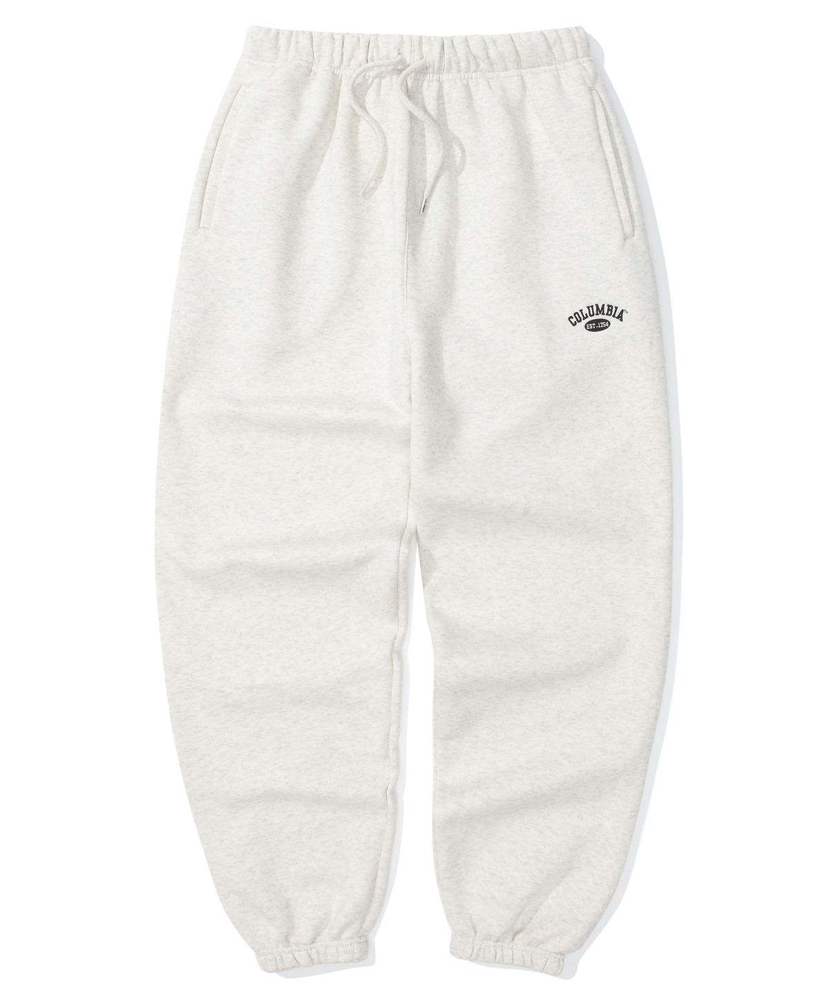 컬럼비아 유니버시티(COLUMBIA UNIVERSITY) CU ARCH LOGO REGULAR-FIT FLEECE JOGGER PANTS 오트밀