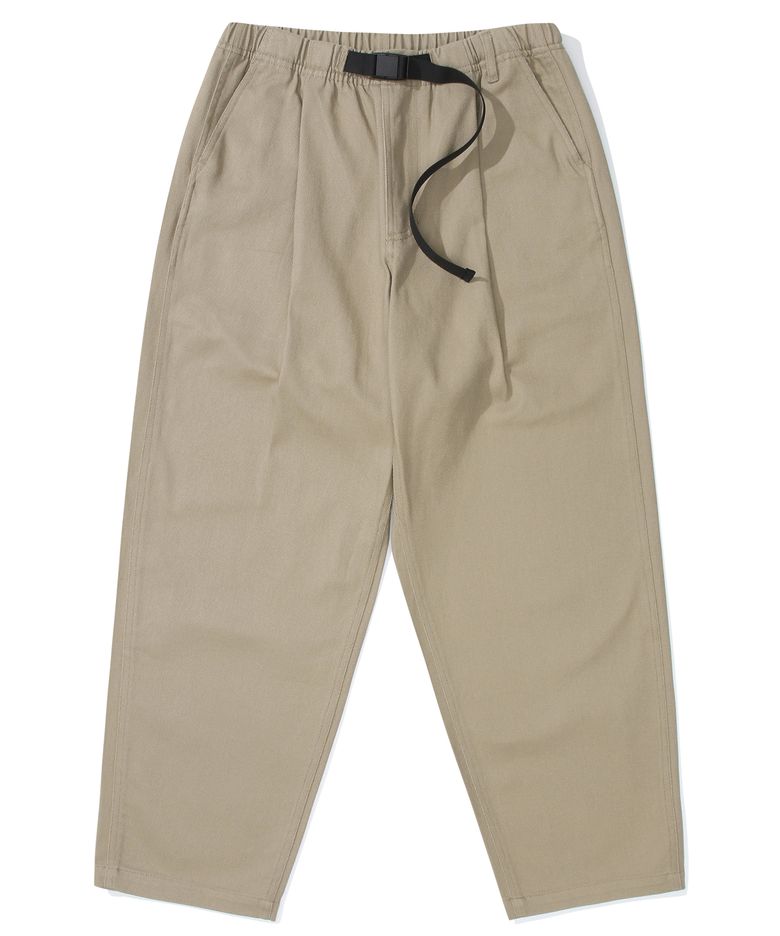 M-LABEL LOOSE-FIT BELTED PANTS 베이지