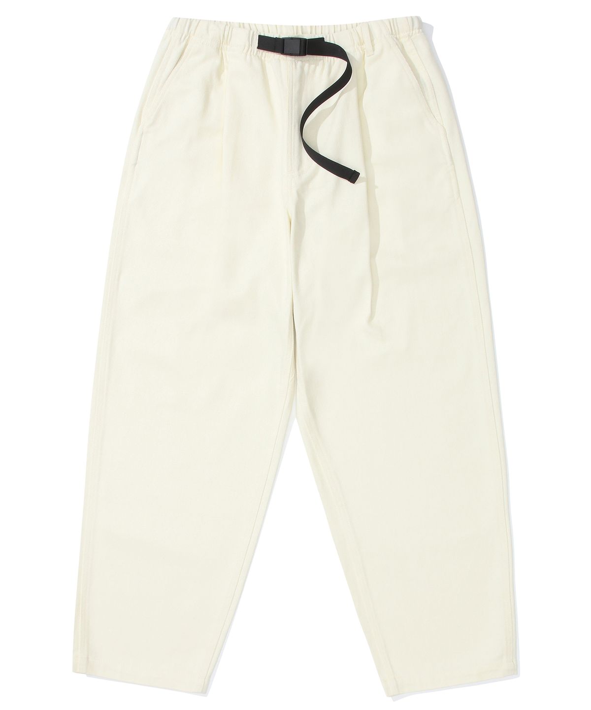 컬럼비아 유니버시티(COLUMBIA UNIVERSITY) M-LABEL LOOSE-FIT BELTED PANTS 크림
