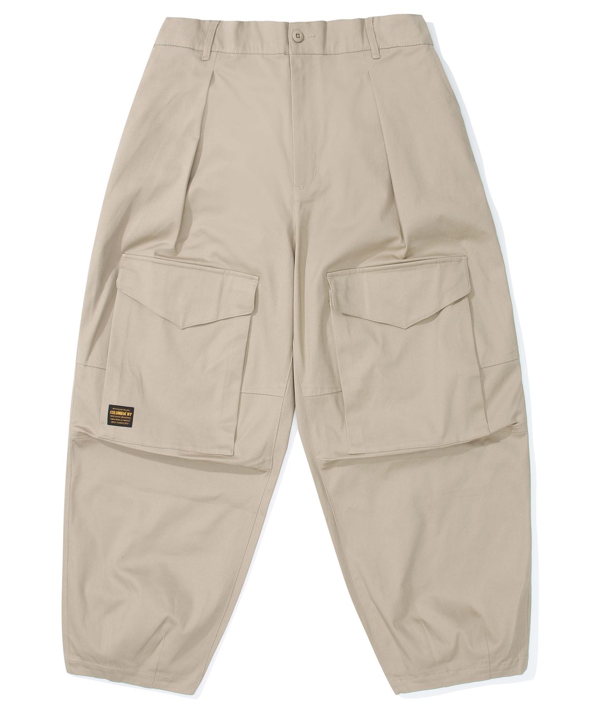 컬럼비아 유니버시티(COLUMBIA UNIVERSITY) M-LABEL FRONT POCKET BALLOON-FIT PANTS 헤리티지베이지