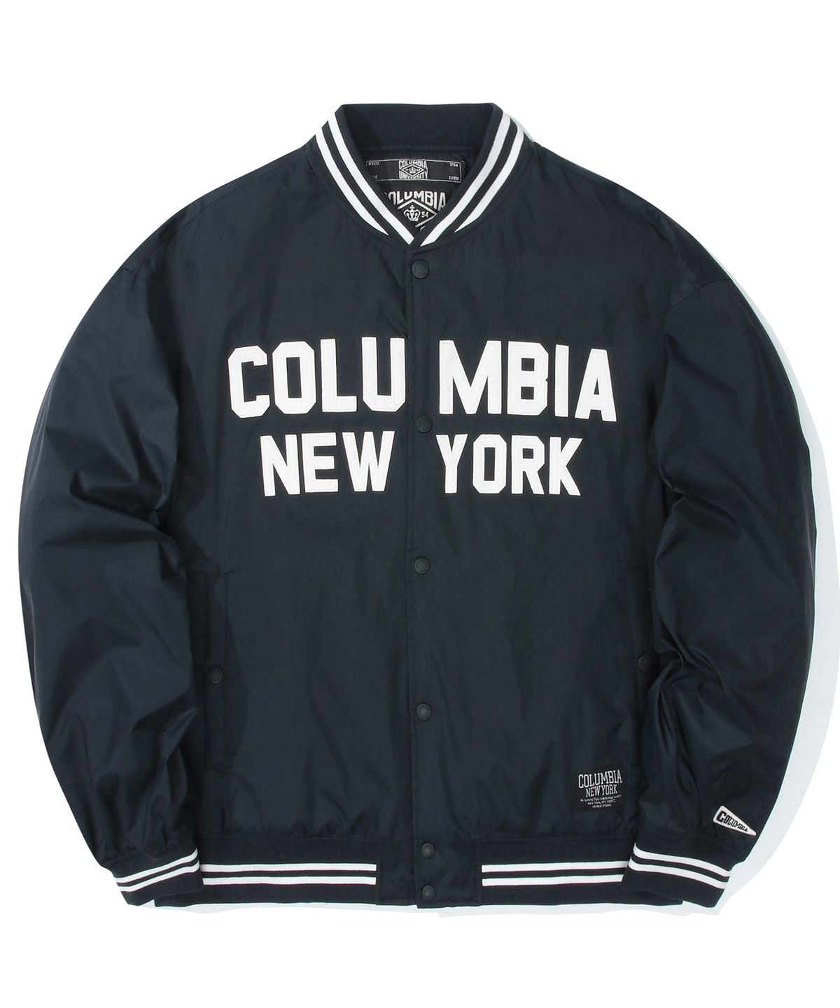 컬럼비아 유니버시티(COLUMBIA UNIVERSITY) NEW YORK ARCH LOGO VASITY MEDIUM JACKET 다크네이비