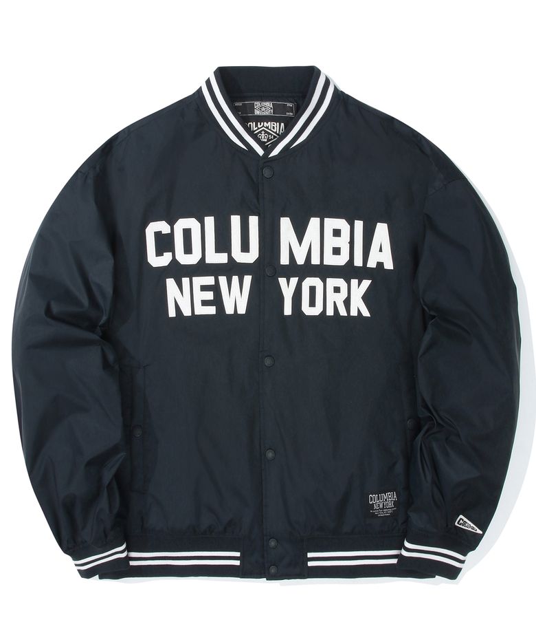 NEW YORK ARCH LOGO VASITY MEDIUM JACKET 다크네이비