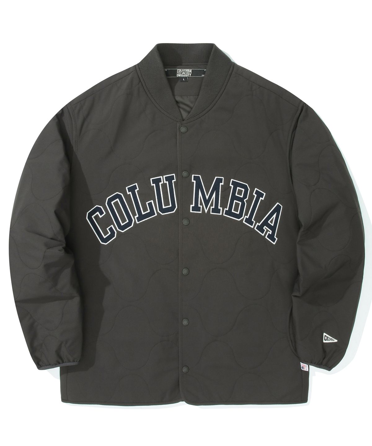 컬럼비아 유니버시티(COLUMBIA UNIVERSITY) COLUMBIA ARCH LOGO QUILTING LIGHT JACKET 슬레이트블랙