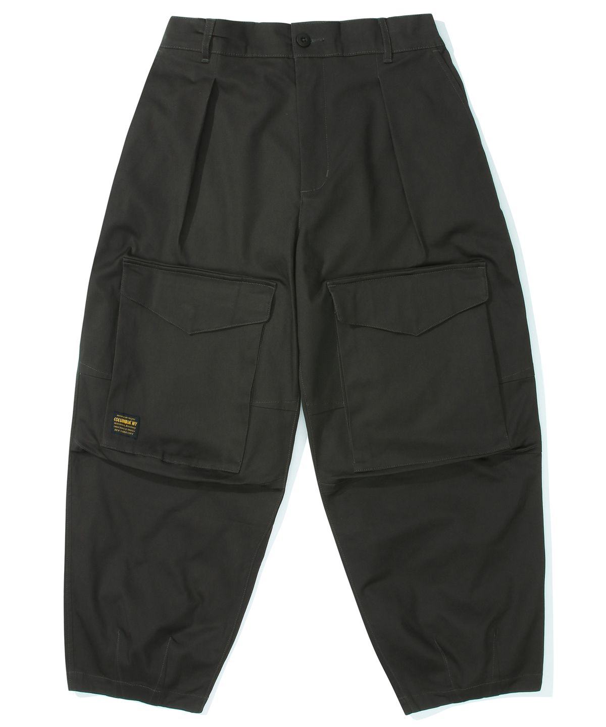 컬럼비아 유니버시티(COLUMBIA UNIVERSITY) M-LABEL FRONT POCKET BALLOON-FIT PANTS 슬레이트블랙