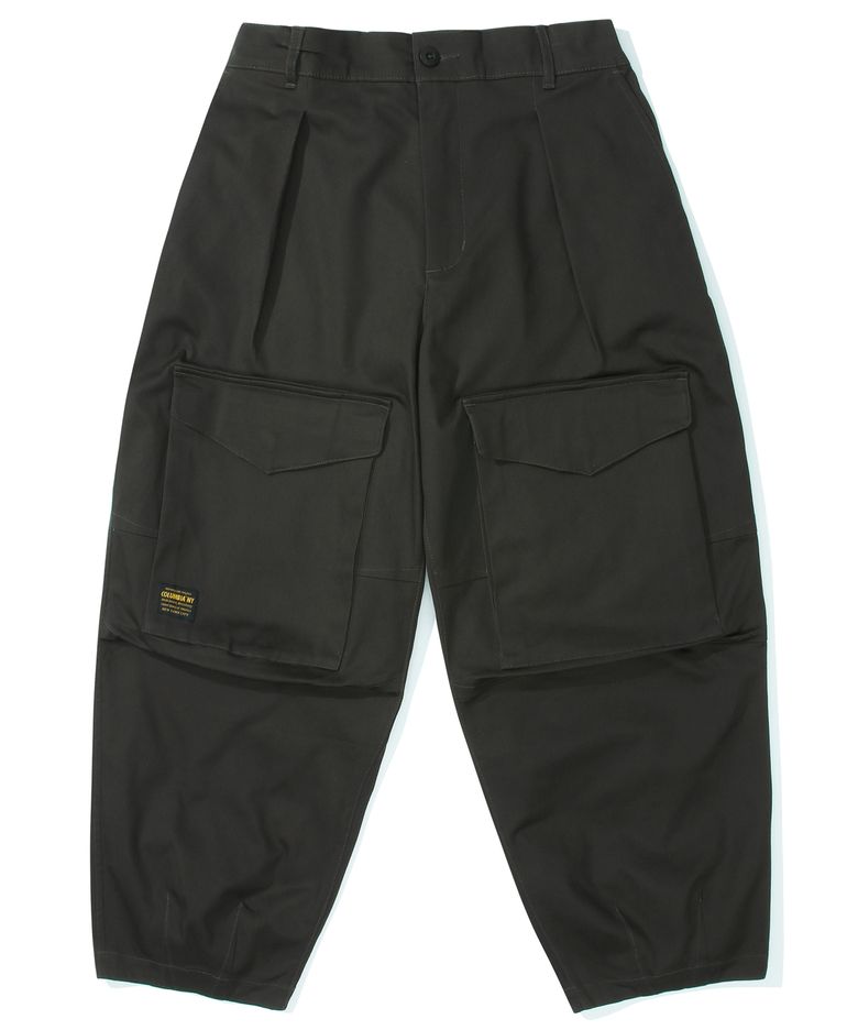 M-LABEL FRONT POCKET BALLOON-FIT PANTS 슬레이트블랙