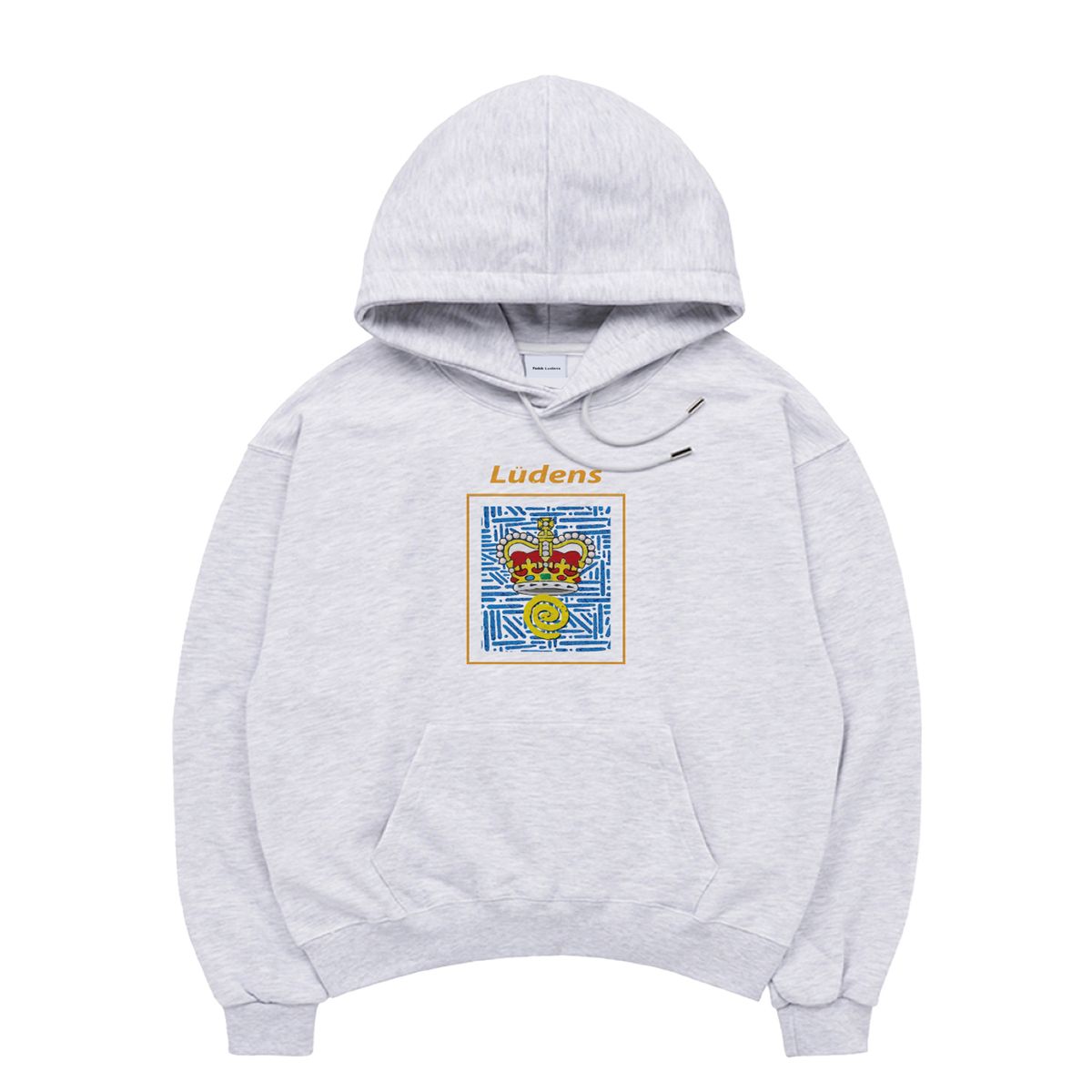 탭루덴스(TABBLUDENS) Crown Logo Hoodie_Grey